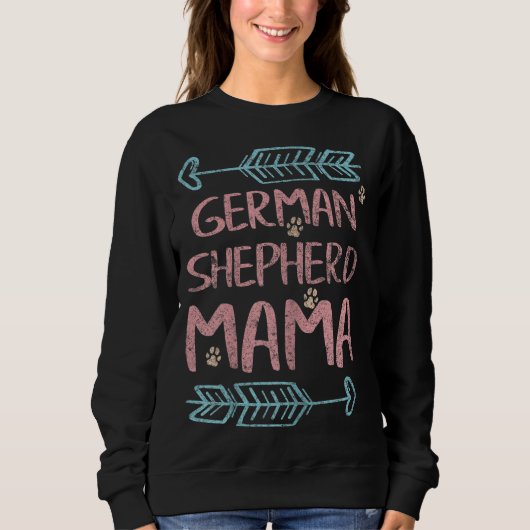 Shepherd Lover Owner Funny Dog Ma Gift German Zij Trui (Voorkant)