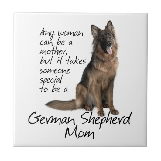 Shepherd Mam Tile Tegeltje (Voorkant)
