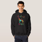 Shepherd Mama Colorful German Shepherd Dog Mama Hoodie (Voorkant volledig)