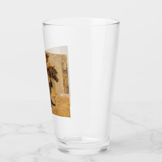 Shepherd met een paard (Equine) Glas (Links)