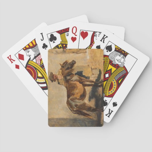 Shepherd met een paard (Equine) Pokerkaarten (Achterkant)