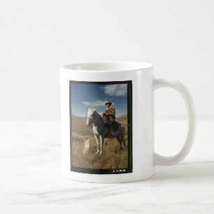 Shepherd met zijn paard en hond op Gravelly Range Koffiemok