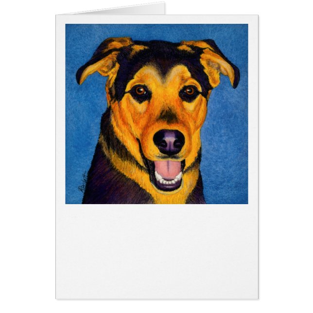 Shepherd Mix Kaart - "Caesar" (Voorkant)