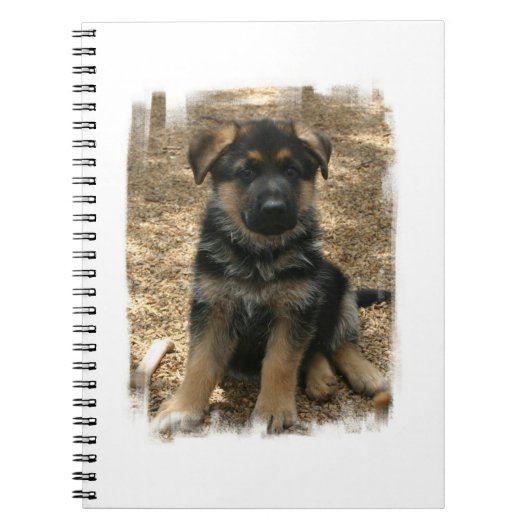 Shepherd Puppy notebook Notitieboek (Voorkant)
