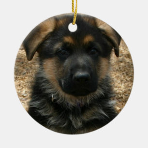 Shepherd Puppy Ornament