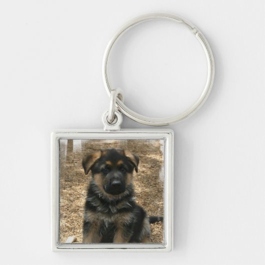 Shepherd Puppy Sleutelhanger (Voorkant)