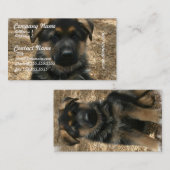 Shepherd Puppy Visitekaartjes (Voorkant / Achterkant)