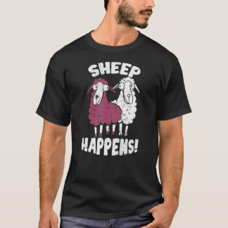 Shepherd Sheep gebeurt T-shirt