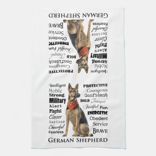 Shepherd Traits Kitchen Towel Theedoek (Verticaal)