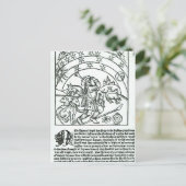 Shepherd under Sun, Moon and Stars Briefkaart (Staand voorkant)