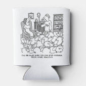 Shepherd Werkt thuis met zijn Sheep Blikjeskoeler (Achterkant)