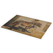 Shepherd with a Horse (paardenkunst) Snijplank (Hoek)