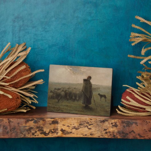 Shepherdess en haar kudde | 1862-63 fotoplaat (Zijkant)