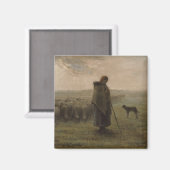 Shepherdess en haar kudde | 1862-63 magneet (Voorkant / Achterkant)