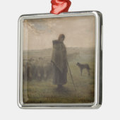Shepherdess en haar kudde | 1862-63 metalen ornament (Links)