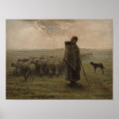 Shepherdess en haar kudde | 1862-63 poster (Voorkant)