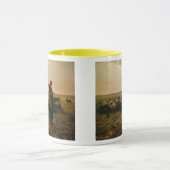 Shepherdess met haar Flock, 1863 Mok (Midden)