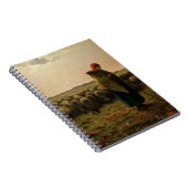 Shepherdess met haar Flock, 1863 Notitieboek (Rechterzijde)