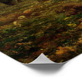 Shepherdess met haar Flock, 1863 Poster (Hoek)