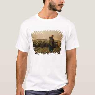 Shepherdess met haar Flock, 1863 T-shirt