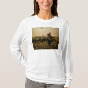 Shepherdess met haar Flock, 1863 T-shirt