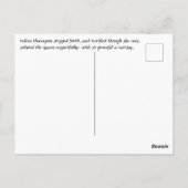 Shepherdess ontmoet de koningin Kay Nielsen Briefkaart (Achterkant)