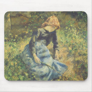 Shepherdess van Camille Pissarro,  Kunst Muismat
