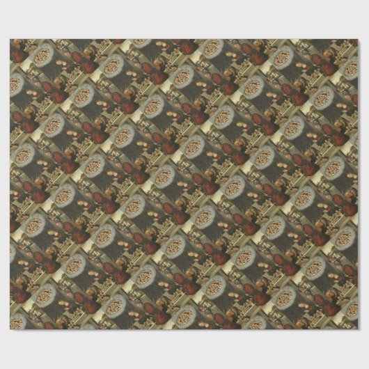 Shepherds Advertentie Baby Jesus door Cranach Cadeaupapier (Vlak)