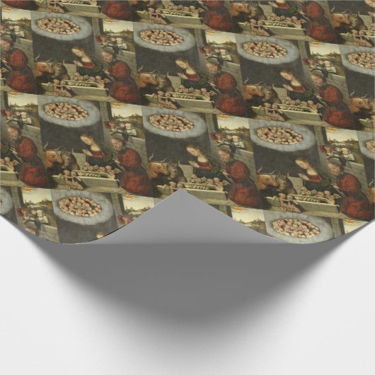 Shepherds Advertentie Baby Jesus door Cranach Cadeaupapier (Hoek)