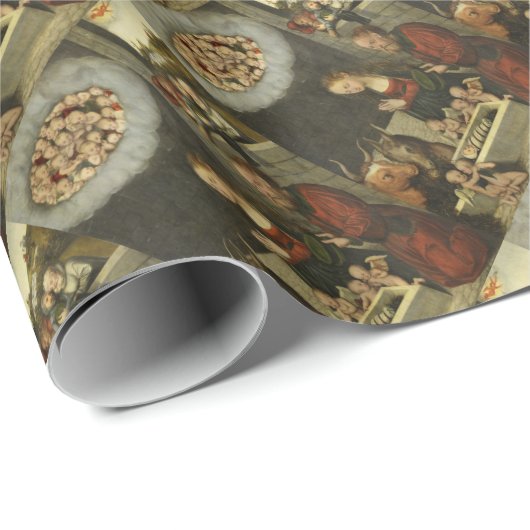 Shepherds Advertentie Baby Jesus door Cranach Cadeaupapier (Rol Hoek)