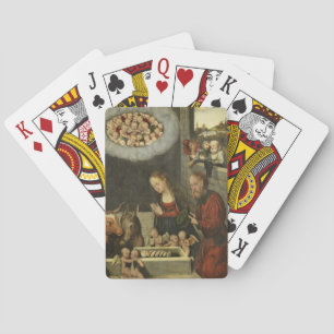 Shepherds Advertentie Baby Jesus door Cranach Speelkaarten
