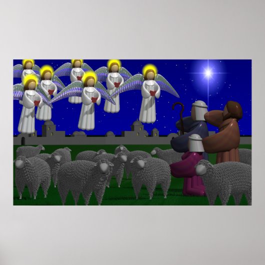Shepherds and Angels Poster (Voorkant)