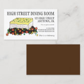 Shepherd's Cottage Meat Pie English British Food Visitekaartje (Voorkant / Achterkant)