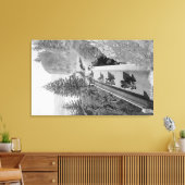 Shepherd's Dell on Columbia River Foto 2 Canvas Afdruk (Insitu (Woonkamer))