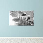 Shepherd's Dell on Columbia River Foto 2 Canvas Afdruk (Insitu (Houten vloer))