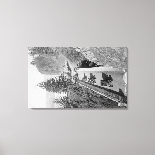 Shepherd's Dell on Columbia River Foto 2 Canvas Afdruk (Voorkant)