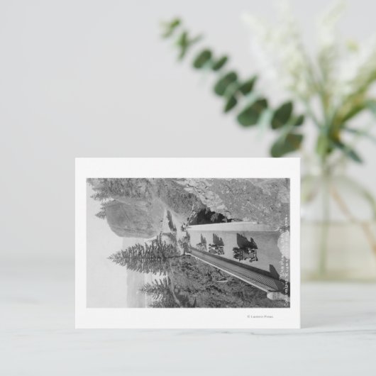 Shepherd's Dell op Columbia River Photography Briefkaart (Staand voorkant)