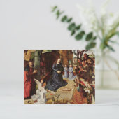 Shepherds en Angels Adore Him Briefkaart (Staand voorkant)