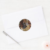 Shepherds en Angels Adore Him Ronde Sticker (Envelop)