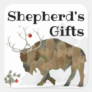 Shepherds Gifts Square Sticker