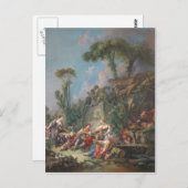 Shepherd's Idyll - François Boucher Briefkaart (Voorkant / Achterkant)