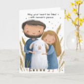 Shepherd's Love Christmas Kaart (Gele Bloem)