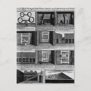 Shepherd's ontsnapping uit de Newgate gevangenis Briefkaart