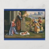 Shepherds Worship Baby Jesus Briefkaart (Voorkant)