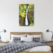 Shepperd's Dell-Herfsten, Columbia River Gorge, OF Canvas Afdruk (Insitu (Slaapkamer))