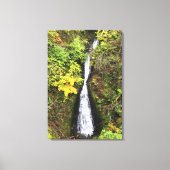 Shepperd's Dell-Herfsten, Columbia River Gorge, OF Canvas Afdruk (Voorkant)