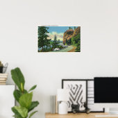 Shepperd's Dell-Uitzicht van de Onvergelijkbare Gr Poster (Thuiskantoor)