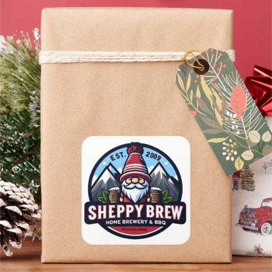 SheppyBrew Logo Stickers (Feestdagen)