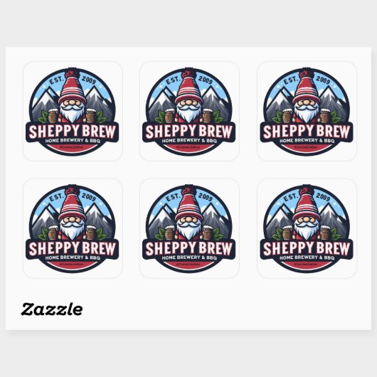 SheppyBrew Logo Stickers (Vel)