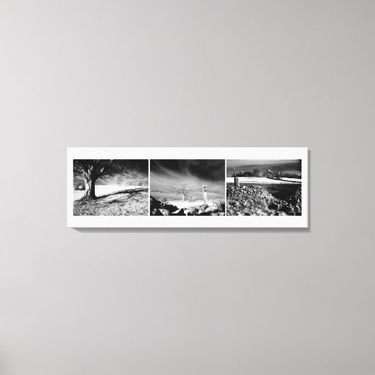 Shepton Mallet Triptych Canvas Afdruk (Voorkant)
